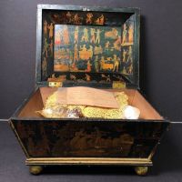 1840s Shell Collection in Victorian Decoupage Sarcophagus Box 1.jpg