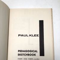 Paul Klee Pedagogical Sketchbook 1953 Faber and Faber Hardback with Dj 8.jpg