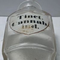 19th C. Apothecary Bottle with Original Stopper Tinct. Cannab. ind. Tinture of Cannabis 8.jpg