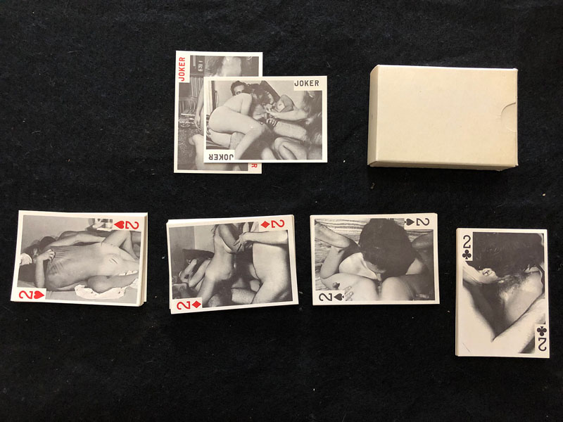 MINT And Unused Set Complete Deck With Original Box Erotica Playing Cards Porno Erotic