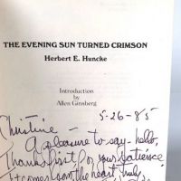 Signed Herbert Huncke Evening Sun Turned Crimson Cherry Valley Edititions 11.jpg