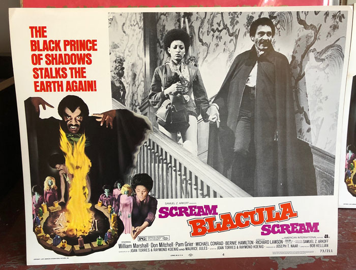 Original Blaxploitation Movie Lobby Card Set Of Scream Blacula Scream