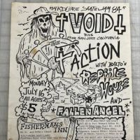 Void Faction and Reptile House Fishermans Inn July 16th 1984 Flyer 1.jpg
