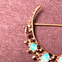 14k Gold Cresent Moon Pin with Opals  5.jpg