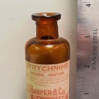 Antique Poison Bottle Strychnine 10.jpg