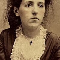 Tintype of Woman with Messy Hair Circa 1880's Possible Sick 5.jpg