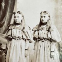 Cabinet Card Lebanon PA by Bishop 2 Identical Dressed Girl 6.jpg