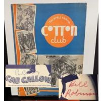 1939 Cotton Club Menu and Program Signed by Cab Calloway and Bill Robinson .jpg