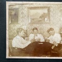Cabinet Card wtih Group Playing Cards %22In Dixie Land%22 Cards 2.jpg