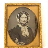 New England Daguerreotype Sixth Plate Woman with Bonnet 1.jpg