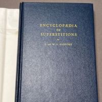 Encyclopedia of Superstitions by Edwin and Mona Radford Hadback with Dust Jacket 3.jpg