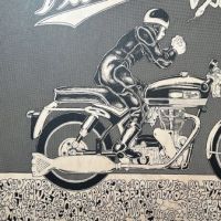 Velocette Viper Venom Motorcycle Poster 1969 Signed by Ed Badajos 7.jpg