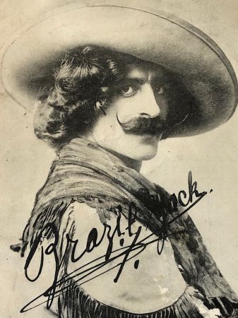 Brazil Jack Signed Postcard Brefkort Circa 1910 Circus 5.jpg