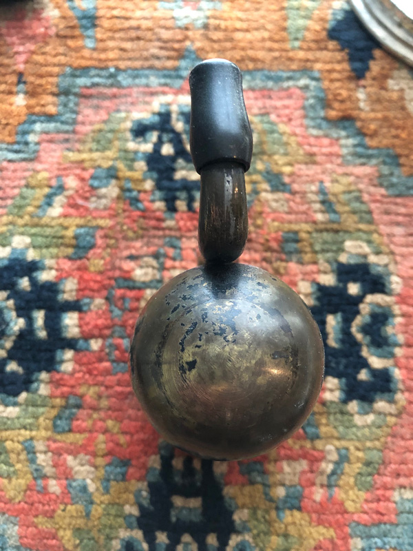 Circa 1890’s Brass London Ear Horn Dome with Original Ear Piece Hearing