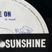 The Atlantics You Tell Me Why on Sunshine Records Sticker Sample Record on label Promo 11.jpg