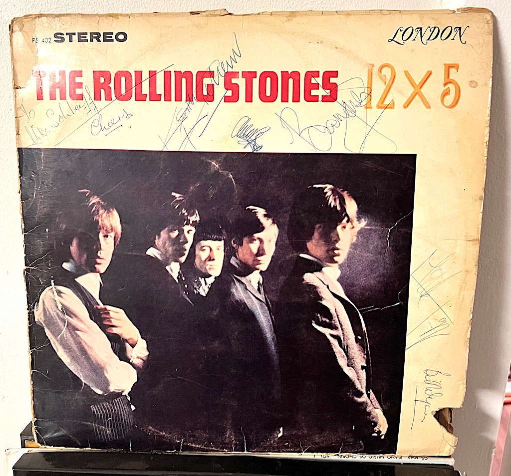 Rolling Stones Signed 1964 12 x 5 London Records PS 402 1st 