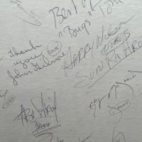 Signed Sun Ra and Arkestra Febuary 3rd 1979 African Heritage Center with Flyer and Stage Plot 19 Signatures 7.jpg