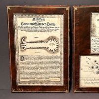 Zur Erinnerung an das Kometenjahr (In memory of the comet year), 1910. Three illustrations of Halley's Comet 2.jpg