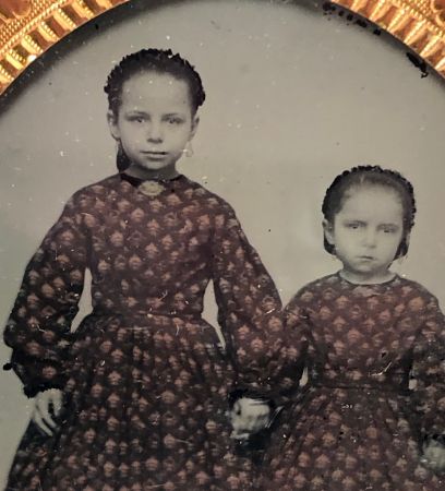 Circa 1870s Ambrotype of Two Sisters Dressed Exactly The Same 5.jpg
