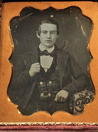 Daguerreotype of Young Dandy Posed with Style Ninth Plte Size Case Image 2.jpg