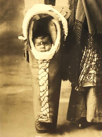 Hazel Jenquah and Babe Comanches Real Photographic Postcard 4.jpg