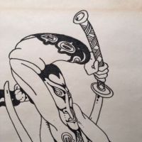 Ed Badajos Original Pen and Ink Samurai 9.jpg