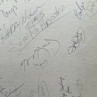 Signed Sun Ra and Arkestra Febuary 3rd 1979 African Heritage Center with Flyer and Stage Plot 19 Signatures 8.jpg