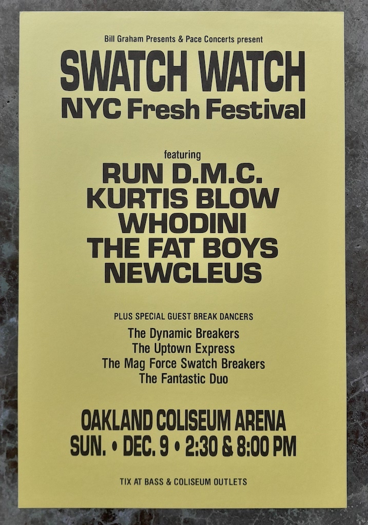 Run D.M.C., Kurtis Blow, Whodini, The Fat Boys, Newcleus at 