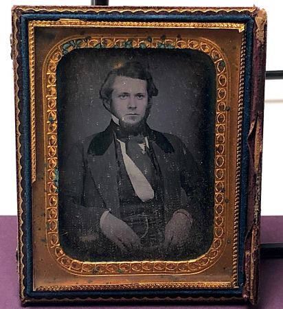Quarter Plate Daguerrotype of Wealthy and Well Dressed Stylish Man Full Image of Sitter Circa 1850s 2.jpg
