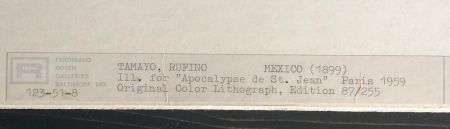 Rufino Tamayo Original Lithograph from Apocalypse de St. Jean 2.jpg