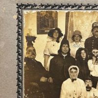 Circa 1910 Halloween Photograph of Family 2.jpg