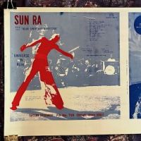 Universe in Blue by Sun Ra and His Blue Universe Arkestra Off Set Litho Front and Back 1.jpg