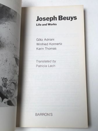 Josephh Beuys LIfe and Work Adriani Softback Published by Barron's 1979 7.jpg