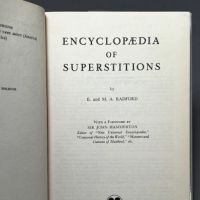 Encyclopedia of Superstitions by Edwin and Mona Radford Hadback with Dust Jacket 4.jpg