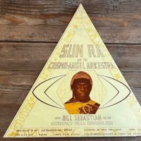 Sun Ra and The Cosmo Angel Arkestra with Bill Sebastian at Mass College Of Art June 26-29th Pyramid Shape Poster 1.jpg