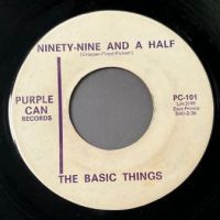 The Basic Things Ninety Nine and A Half b:w You’re Still Dreaming on Purple Can Records 2.jpg