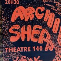 Monday January 30th Archie Sheep at Theatre 140 Brussels serigraph poster 1978 3.jpg