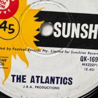 The Atlantics You Tell Me Why on Sunshine Records Sticker Sample Record on label Promo 4.jpg