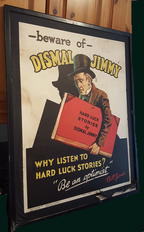 Beware of Dismal Jimmy by Bill Jones Parker Holladay Poster 30