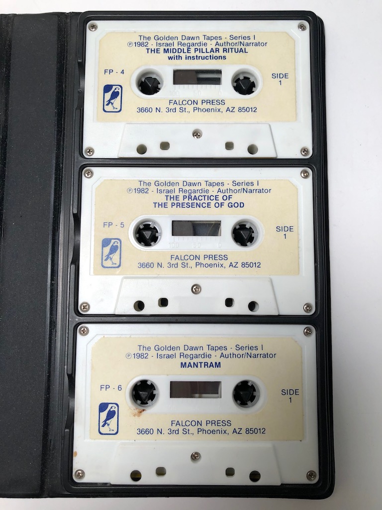 Complete Set of Golden Dawn Tapes Israel Regardie Falcon Press Cassette ...
