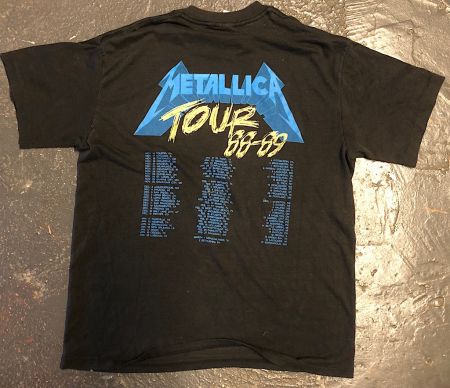 Metallica and Justice For All Tour 1989 Tour Shirt XL Spring Ford Black 8.jpg
