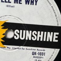 The Atlantics You Tell Me Why on Sunshine Records Sticker Sample Record on label Promo 5.jpg