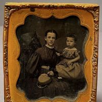 Civil War Tintype Woman and Child Mourning Dead Soldier 1.jpg