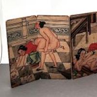 Japanese Pillow Book Shunga Erotica Folding Book 3.jpg