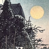 Kawase Hasui Evening at Itako Woodblock 13.jpg