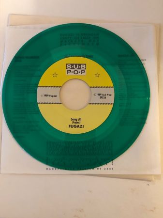 Fugazi Song #1 on Subpop Records SP52 Green Vinyl Singles Club 13.jpg