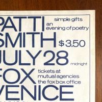 Patti Smith Evening of Poetry July 28th at Fox Venice Poster 3.jpg