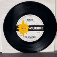 The Atlantics You Tell Me Why on Sunshine Records Sticker Sample Record on label Promo 7.jpg