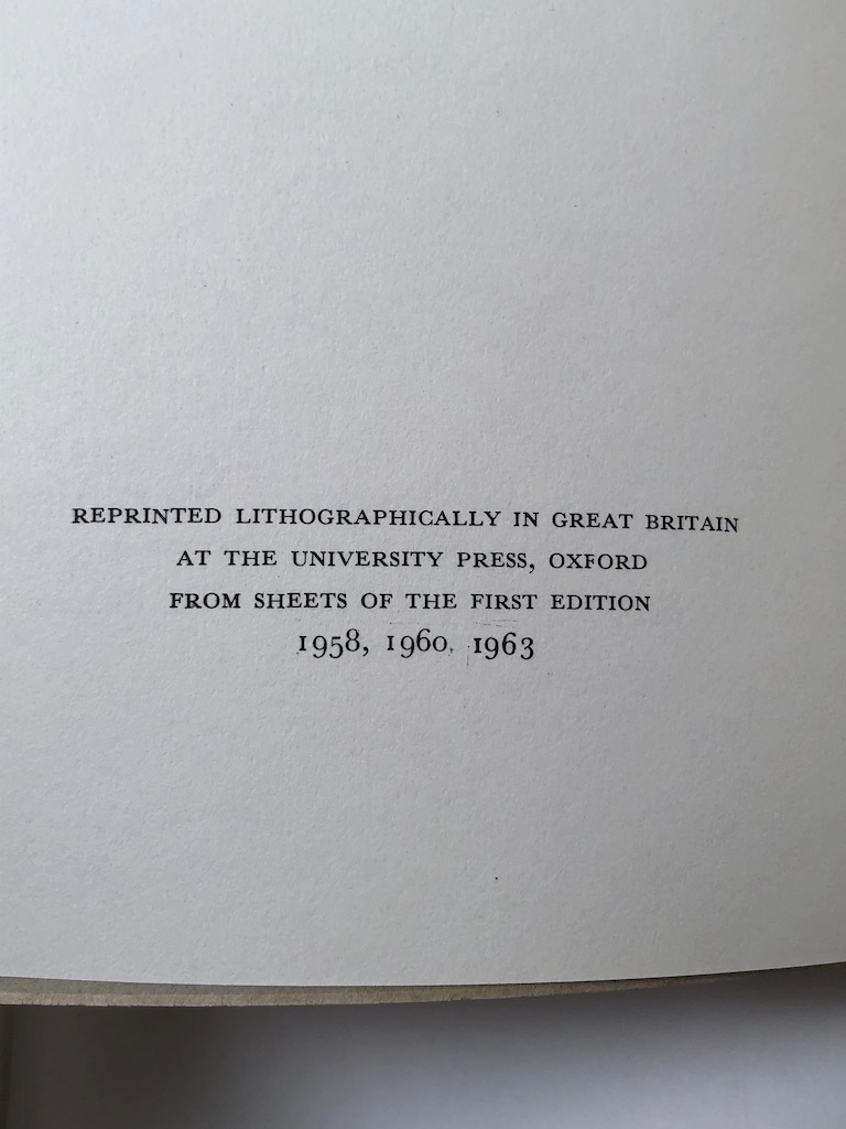 1963 Edition Of J. R. Tolkien Beowulf The Monsters And The Critics ...