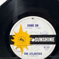 The Atlantics You Tell Me Why on Sunshine Records Sticker Sample Record on label Promo 8.jpg